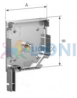 ALUTECH SF45/137u-B: Крышка боковая роллетная SF45/137u-B (цв. 102  - Коричневый). 45 - градусная. фото