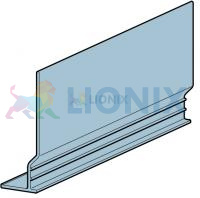 ALUTECH SB-I/BK/20u: Шина фасадная SB-I/BK/20u (цв. 213 - Антрацит) фото