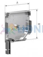 ALUTECH SF45/137u: Крышка боковая роллетная SF45/137u (цв. 222  - Темно-коричневый). 45 - градусная. фото