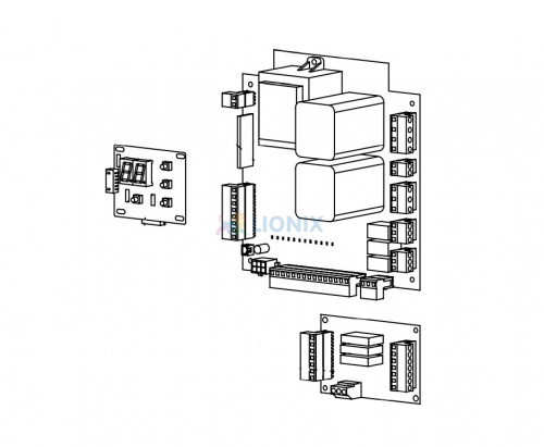 ALUTECH CUTR400.20-A: Комплект плат CUTR400 для блока управления приводом промышленных ворот фото