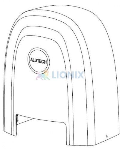 ALUTECH RTO.01-F: Корпус для откатного привода RTO. Крышка привода фото