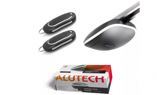 Комплект электропривода ALUTECH LG-1200 для гаражных секционных ворот высотой до 3,3м. - цепная рейка фото