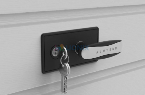 ALUTECH:418700081 - Крышка  RLG004.226.15, цвет серо-белый. Накладка для ручки фото
