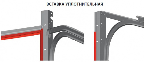 ALUTECH:  401540300 - Вставка уплотнительная  IS85-6000. Уплотнитель боковой. фото