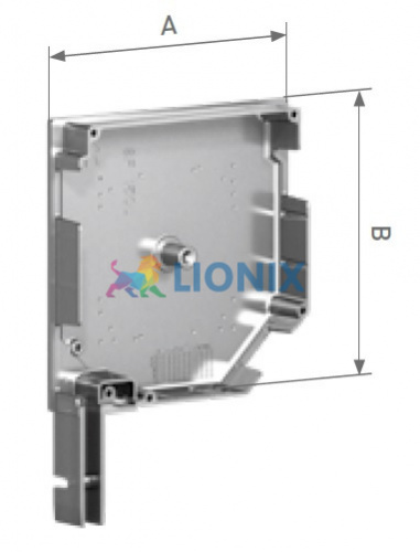 ALUTECH SF45/150u: Крышка боковая роллетная SF45/150u (цв. 00  - Неокрашенный). 45 - градусная. фото